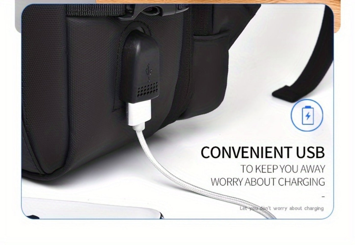 Backpack for Women – Nylon, Convertible, Multi-Pocket, for Travel & Work – detail view 21