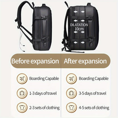 Backpack for Women – Nylon, Convertible, Multi-Pocket, for Travel & Work – detail view 6
