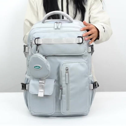 Backpack for Women – Nylon, Lightweight, Trolley Sleeve, for Travel & Work – detail view 13
