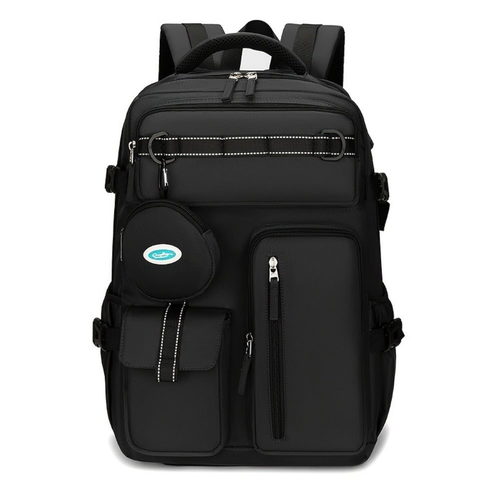 Backpack for Women – Nylon, Lightweight, Trolley Sleeve, for Travel & Work – detail view 5