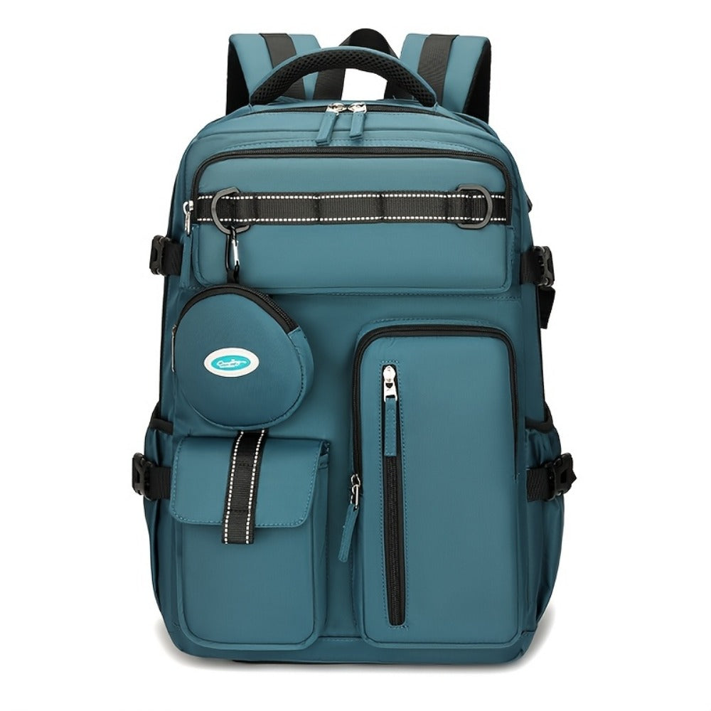 Backpack for Women – Nylon, Lightweight, Trolley Sleeve, for Travel & Work – detail view 11