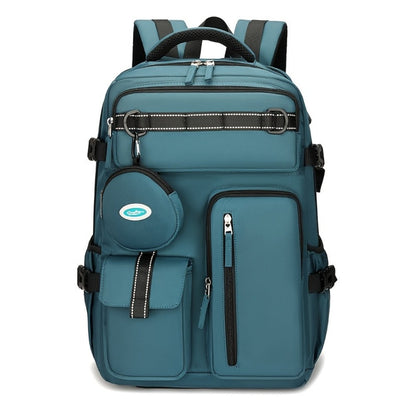 Backpack for Women – Nylon, Lightweight, Trolley Sleeve, for Travel & Work – detail view 11