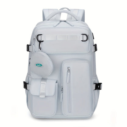 Backpack for Women – Nylon, Lightweight, Trolley Sleeve, for Travel & Work – detail view 21