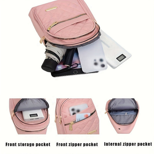 Backpack for Women – Nylon, Lightweight, Compact, for Travel – detail view 4