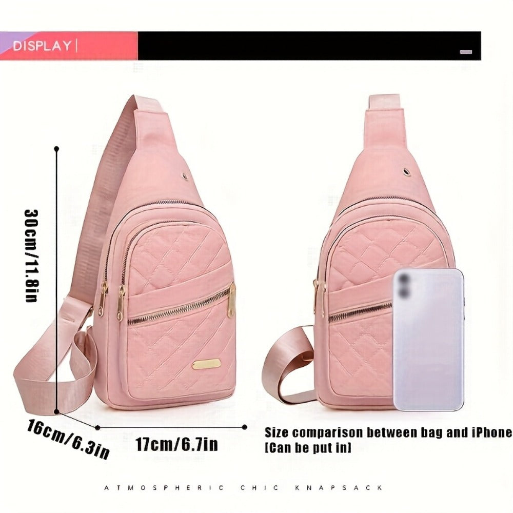 Backpack for Women – Nylon, Lightweight, Compact, for Travel – detail view 6