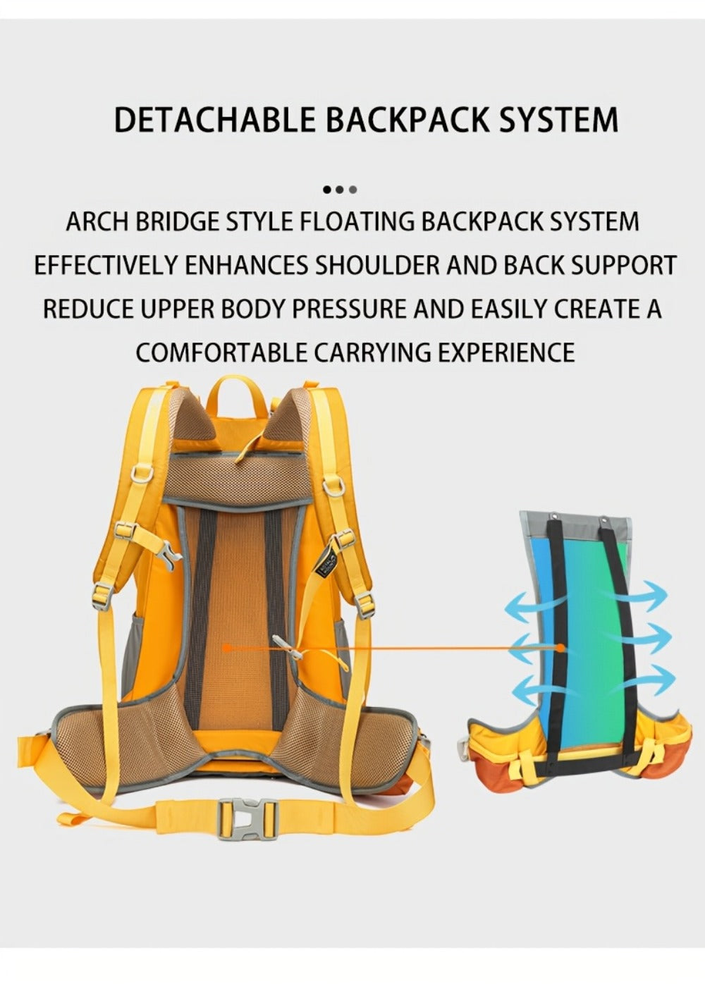 Backpack for Women – Nylon, Waterproof, Large Capacity, for Travel – detail view 16