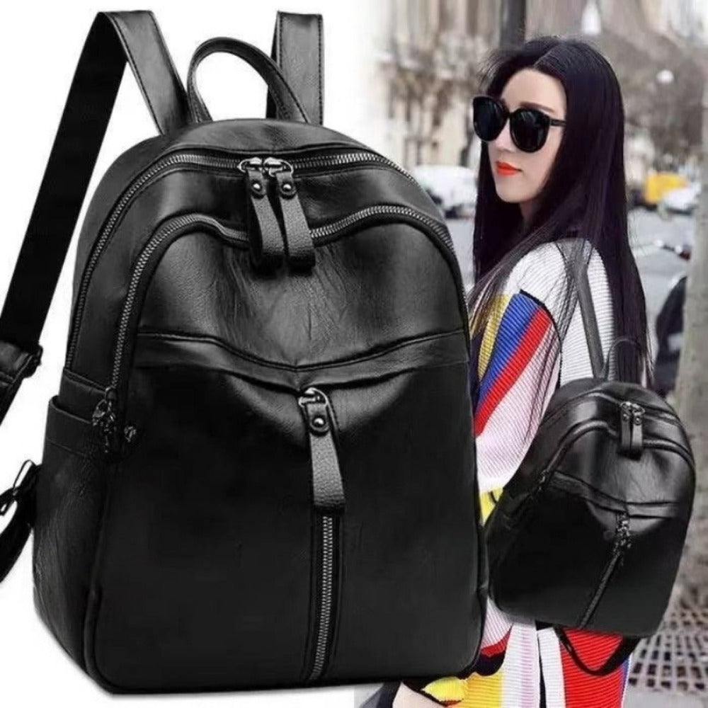 Backpack for Women – Polyester, Large Capacity, for Travel & Work – front view