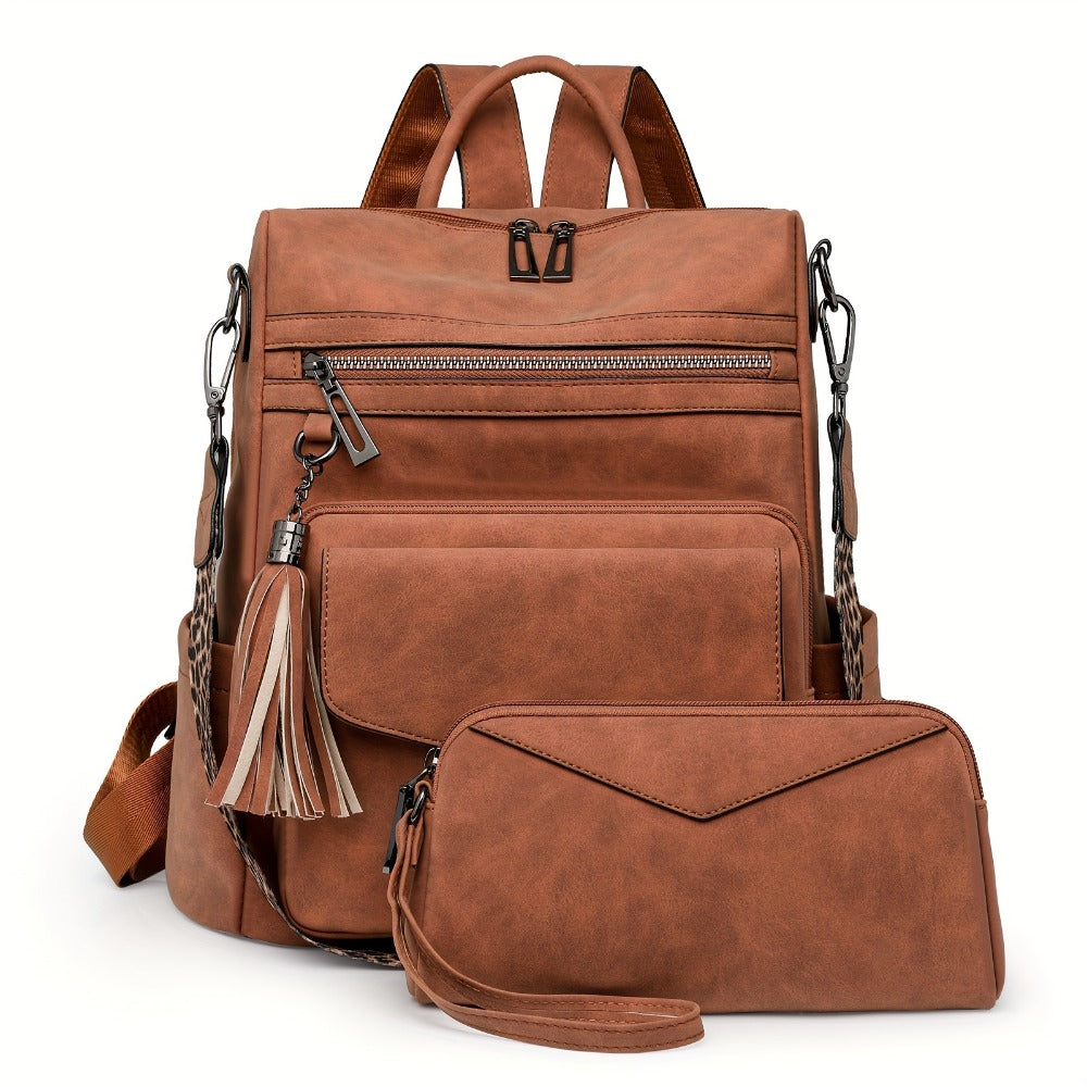 Backpack for Women – Polyester, Large Capacity, Convertible, for Travel – detail view 20