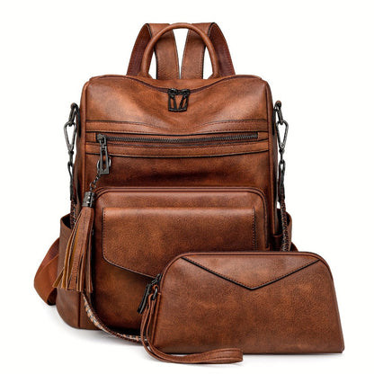 Backpack for Women – Polyester, Large Capacity, Convertible, for Travel – detail view 21