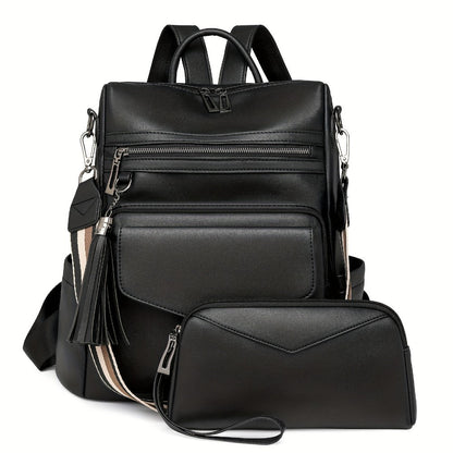 Backpack for Women – Polyester, Large Capacity, Convertible, for Travel – detail view 23