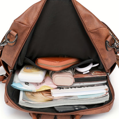 Backpack for Women – Polyester, Large Capacity, Convertible, for Travel – detail view 12