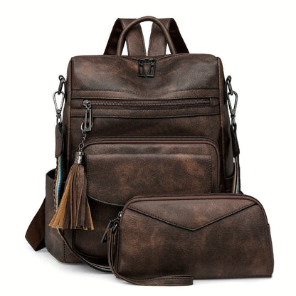 Backpack for Women – Polyester, Large Capacity, Convertible, for Travel – detail view 13
