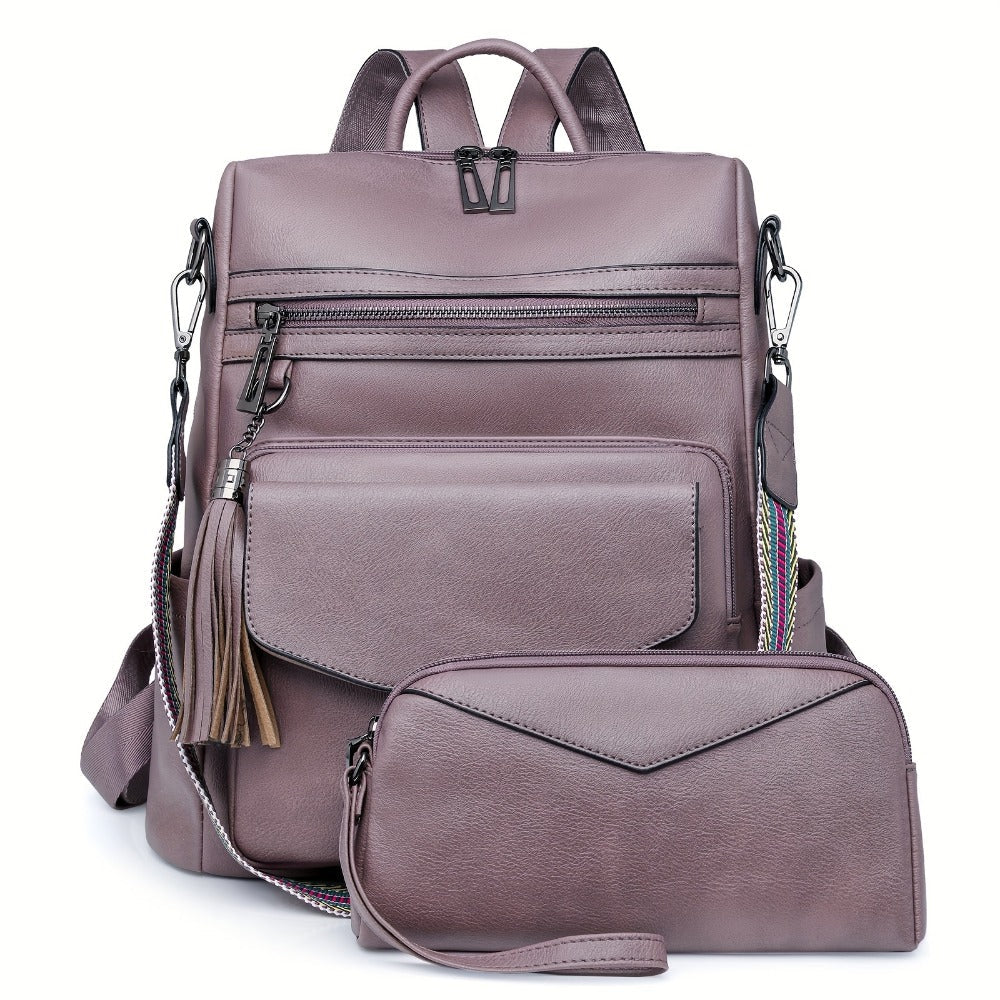 Backpack for Women – Polyester, Large Capacity, Convertible, for Travel – detail view 17