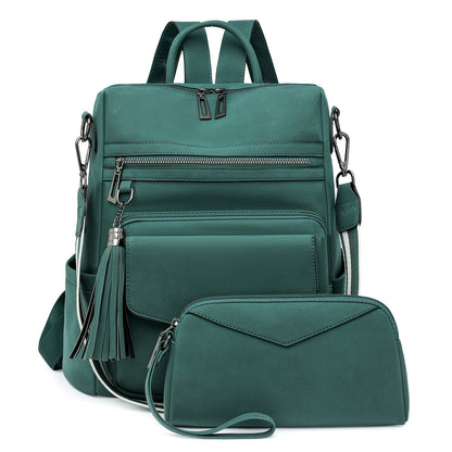 Backpack for Women – Polyester, Large Capacity, Convertible, for Travel – detail view 4