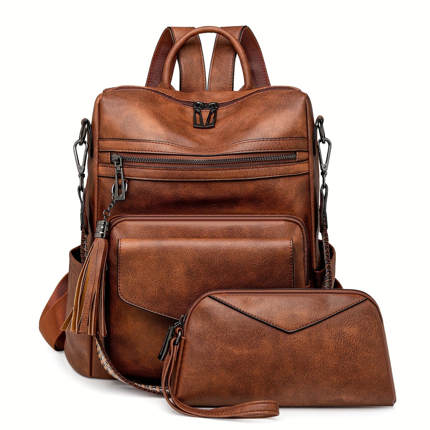 Backpack for Women – Polyester, Large Capacity, Convertible, for Travel – detail view 5