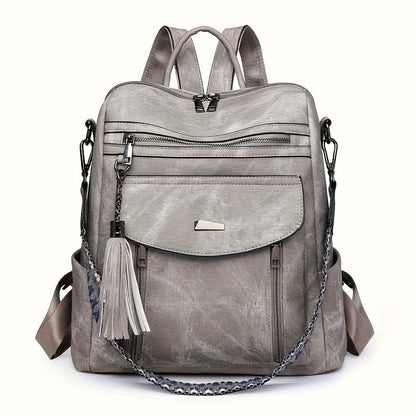Backpack for Women – 5 Colors, PU Leather, for Travel & Work – alternate view