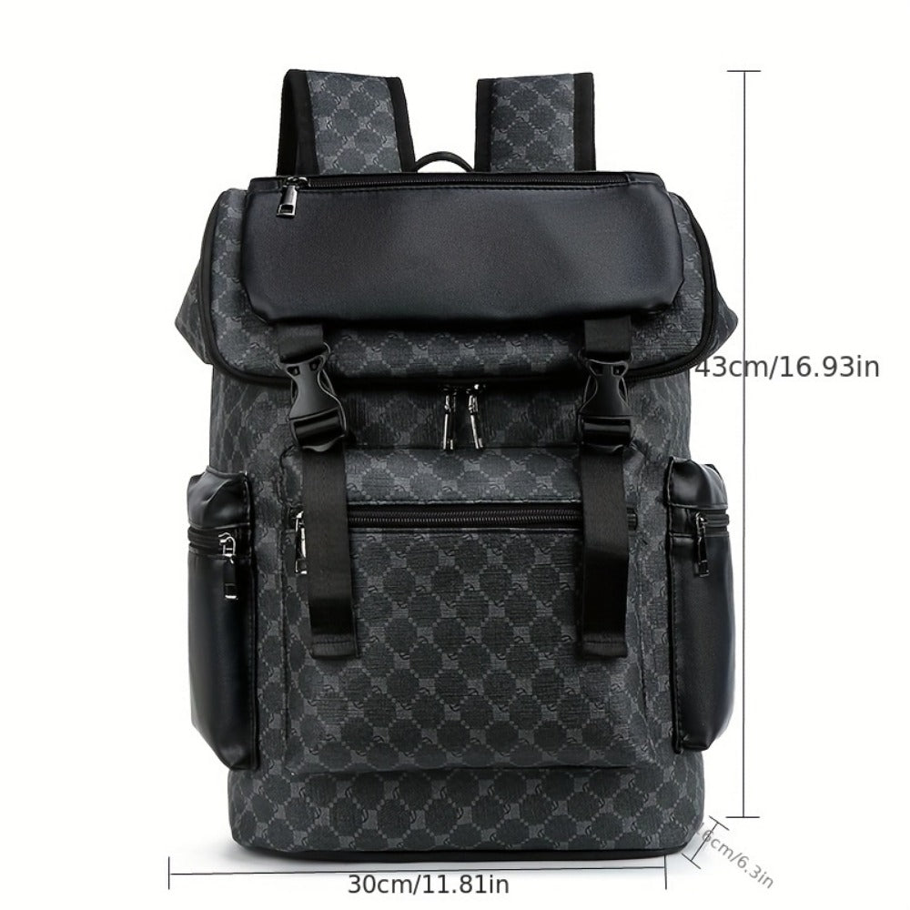 Backpack for Women – PU Leather, Multi-Pocket, Lightweight, for Travel & School – detail view 4
