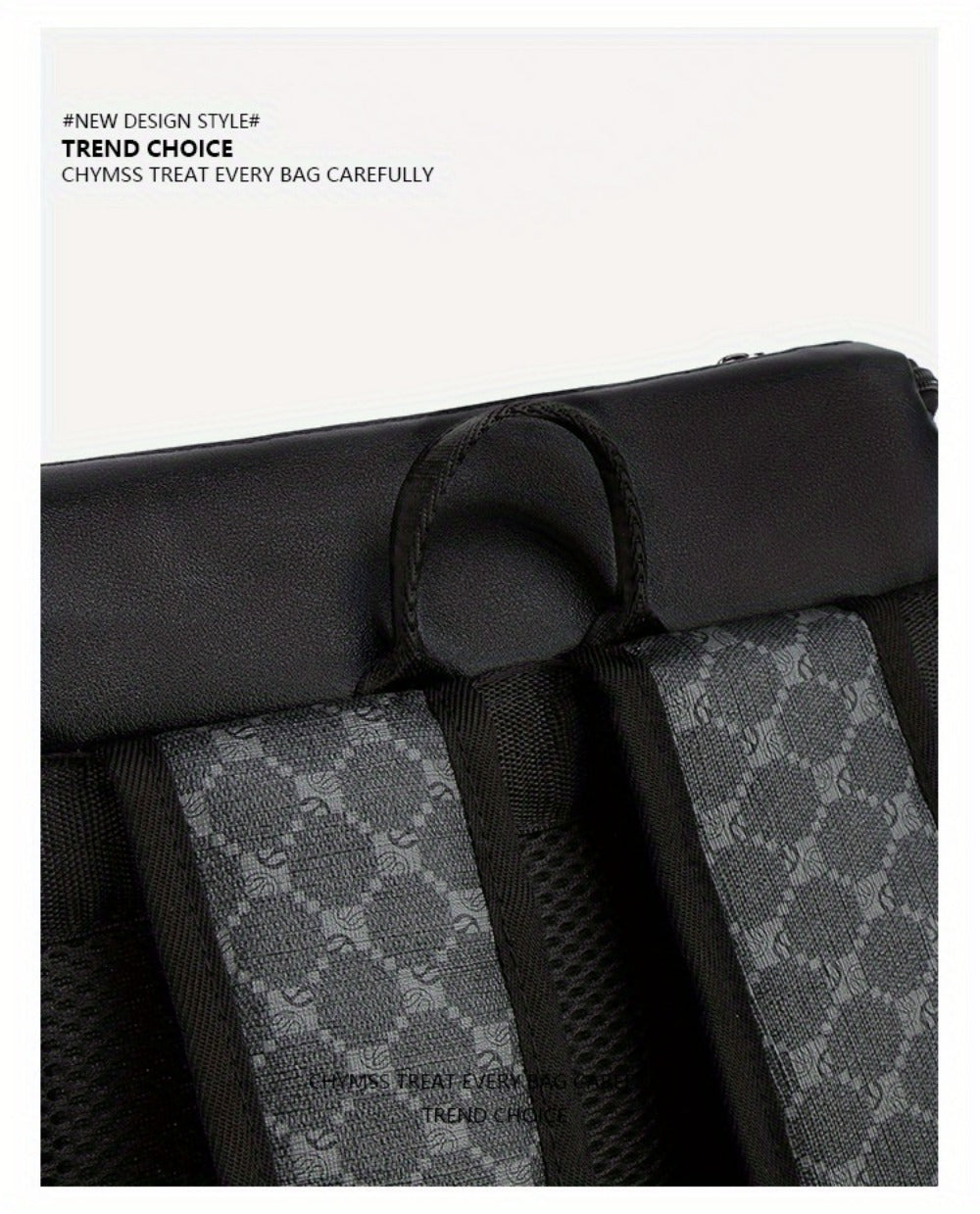 Backpack for Women – PU Leather, Multi-Pocket, Lightweight, for Travel & School – detail view 7