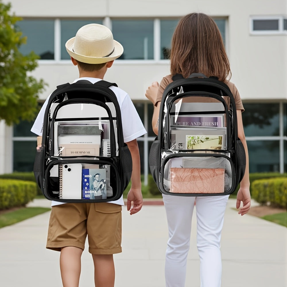 Backpack for Women – PVC, Clear, Transparent, for Travel & School – detail view 4