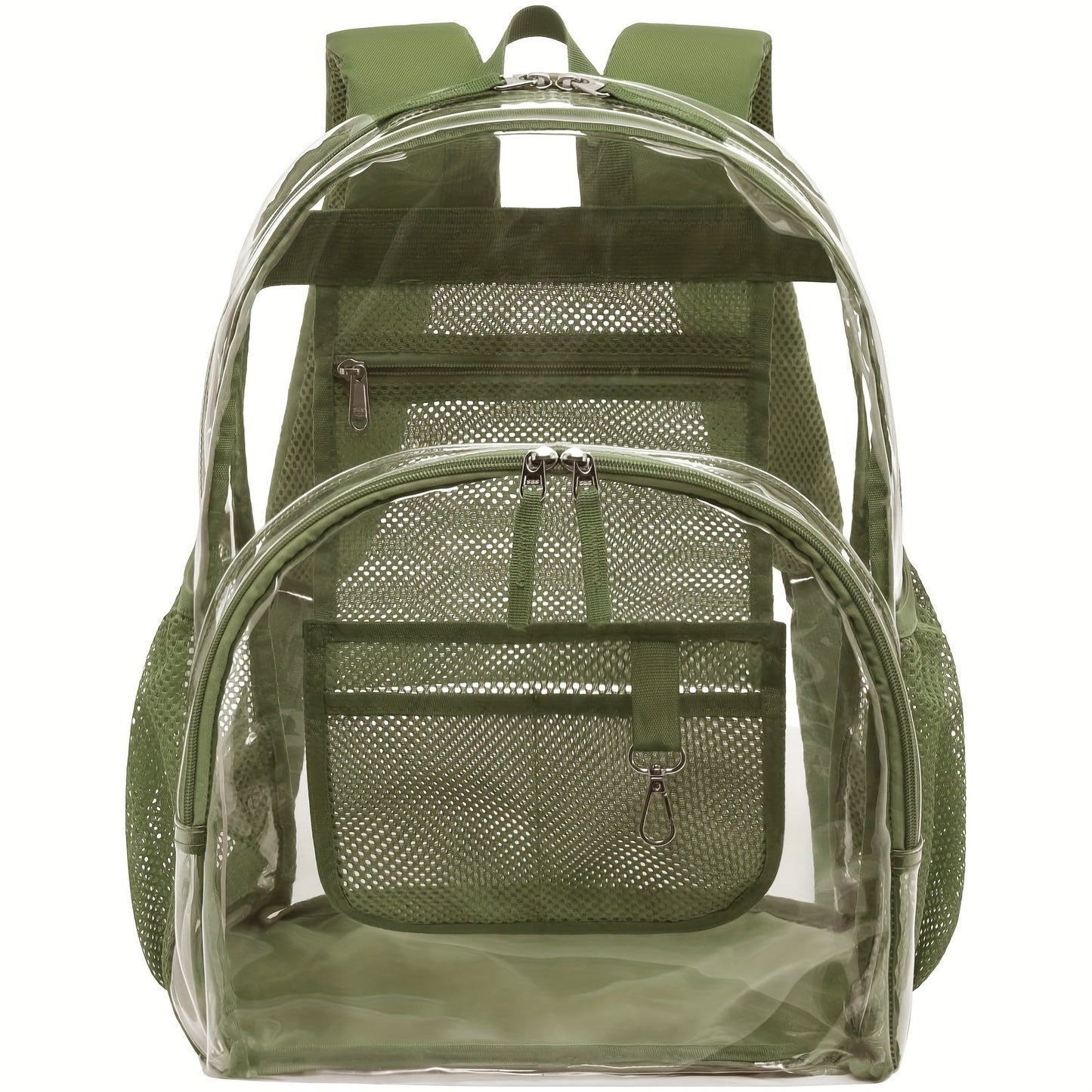 Backpack for Women – PVC, Clear, Transparent, for Travel & Work – alternate view