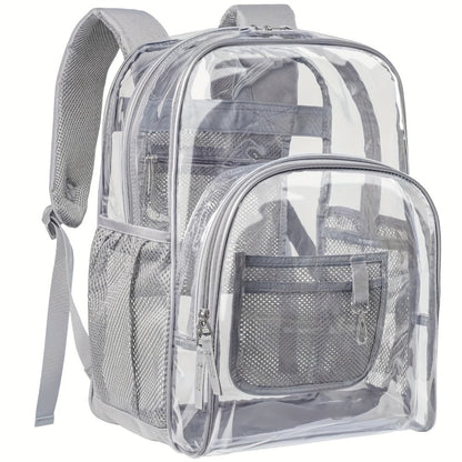 Backpack for Women – PVC, Clear, Transparent, for Travel & Work – detail view 13