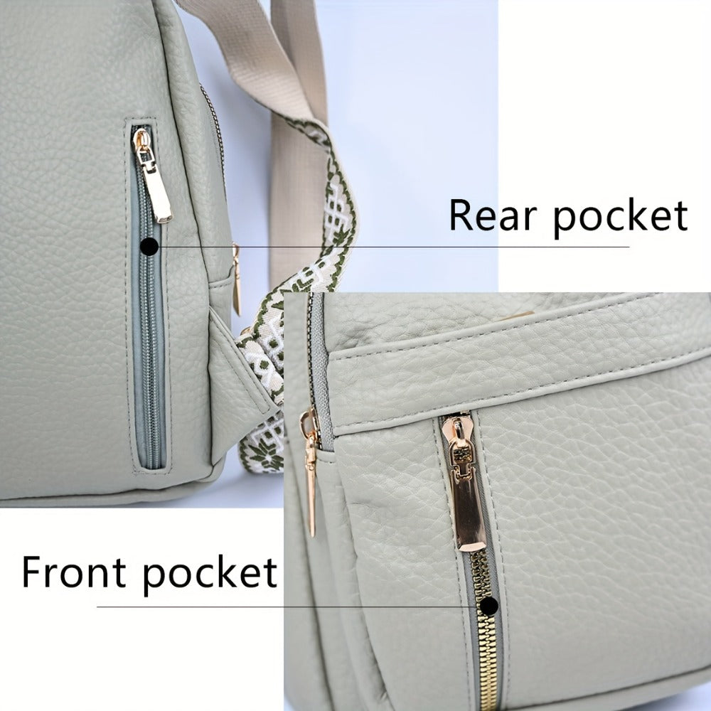 Backpack for Women – for Travel & School, Adjustable Straps Spacious Multi Compartment – detail view 4