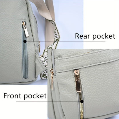 Backpack for Women – for Travel & School, Adjustable Straps Spacious Multi Compartment – detail view 4
