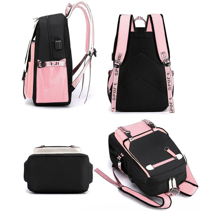 Backpack for Women – for Travel & School, Kawaii Plush Cute Y2k Grunge – detail view 4