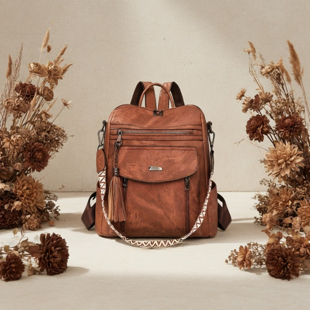Backpack for Women – Vegan Leather, Convertible – detail view 13