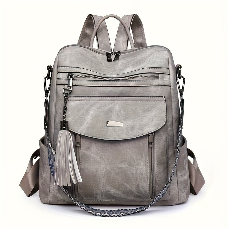 Backpack for Women – Vegan Leather, Convertible – alternate view