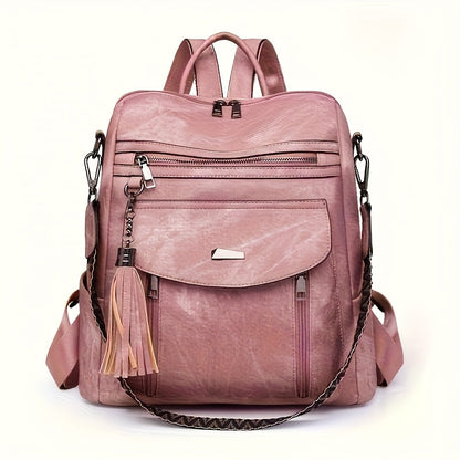 Backpack for Women – Vegan Leather, Convertible – detail view 3