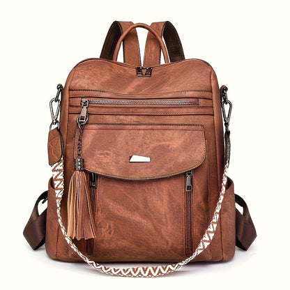 Backpack for Women – Vegan Leather, Convertible – detail view 19