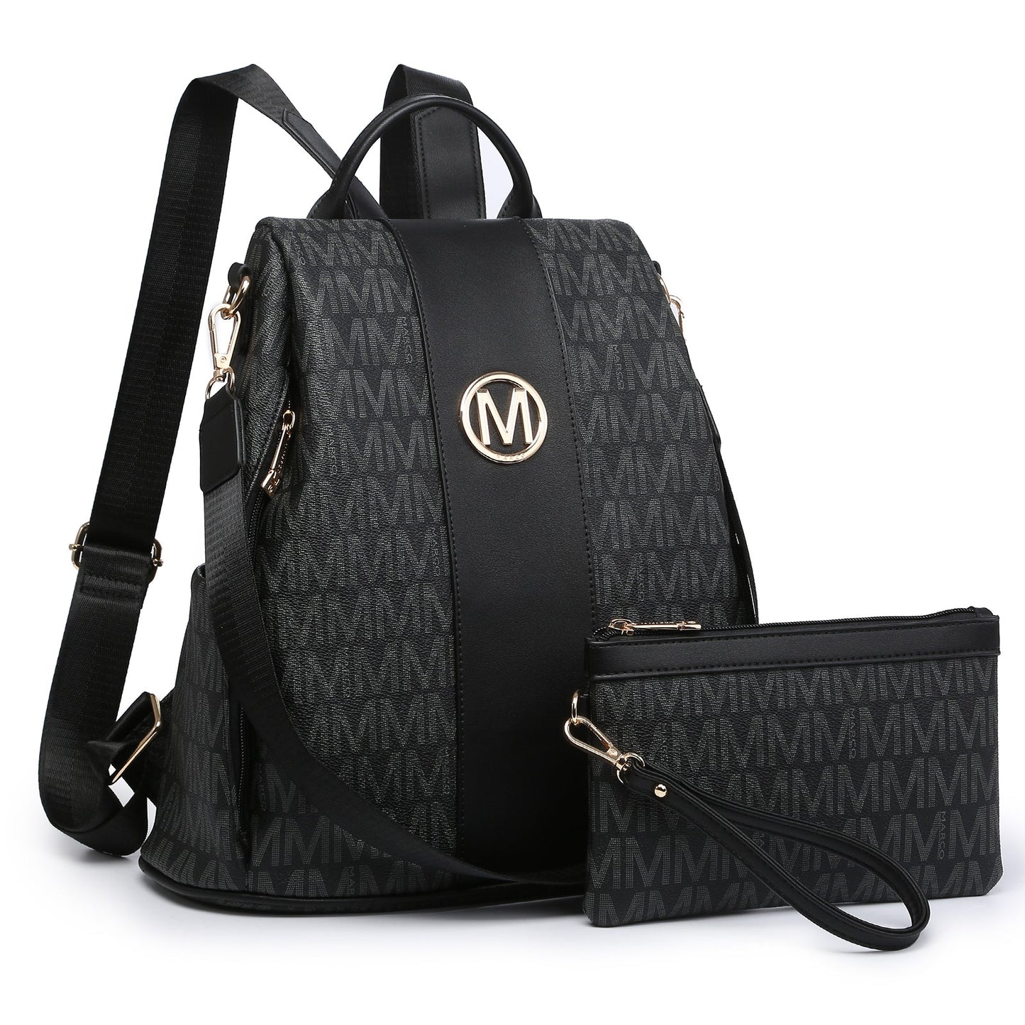 Backpack for Women – Vegan Leather, Anti-Theft, Convertible, Multi-Pocket – detail view 30