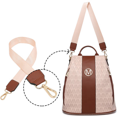 Backpack for Women – Vegan Leather, Anti-Theft, Convertible, Multi-Pocket – detail view 25