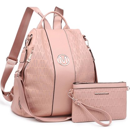 Backpack for Women – Vegan Leather, Anti-Theft, Convertible, Multi-Pocket – detail view 52