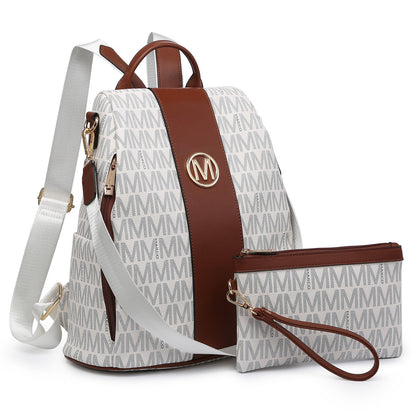 Backpack for Women – Vegan Leather, Anti-Theft, Convertible, Multi-Pocket – detail view 6