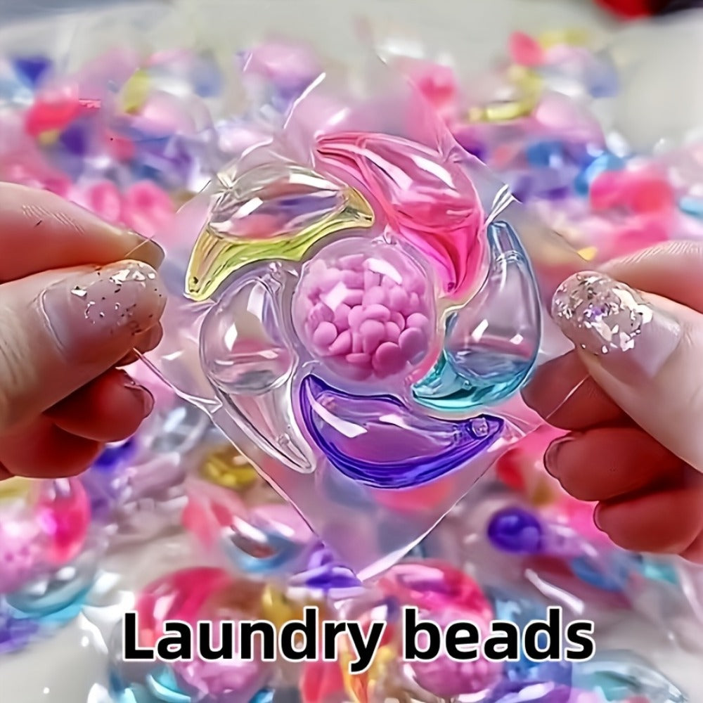 Multicolor Laundry Detergent Gel Pods with Individual Pod Design in 200g, 300g or 600g Packages