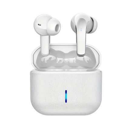 Bass Stereo Wireless Earphones Bluetooth 5.4, 40-Hour Playtime In-Ear Earbuds with Noise Cancelling Mic & LED Display, Touch Control Type-C Charging, Compatible with Laptop Tablet Phone, Sport Exercise