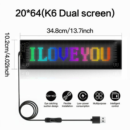 Programmable RGB LED Pixel Display Panel App Controlled for an Everyday Personal Care Routine