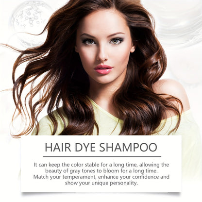 Hair Dye Shampoo, EELHOE Red Two-Pack with Two 200ml Pump Bottles for At-Home Color Application