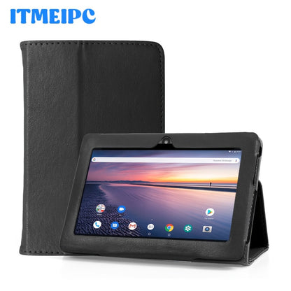 Android Tablet 7-Inch with Android 14, 4GB Total RAM, 32GB Internal Storage and Built-In Protective Case