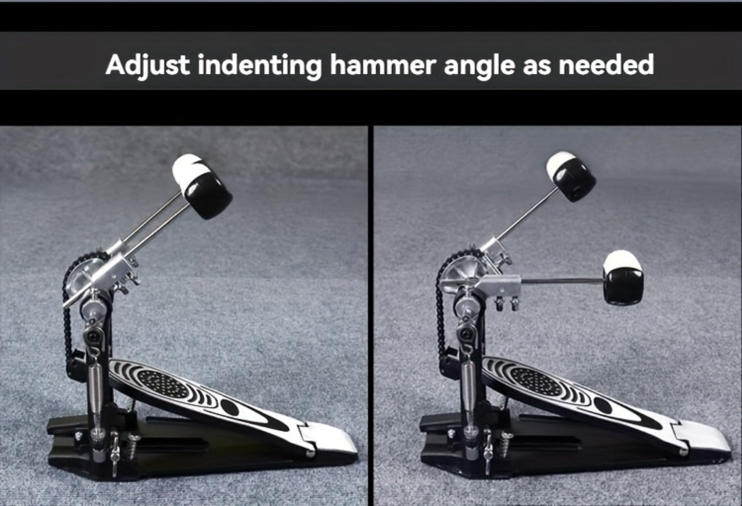 Bass Drum Pedal, Double, Pedals, Chain for Operating A Kick Drum Or Percussion detail image - detail view 10