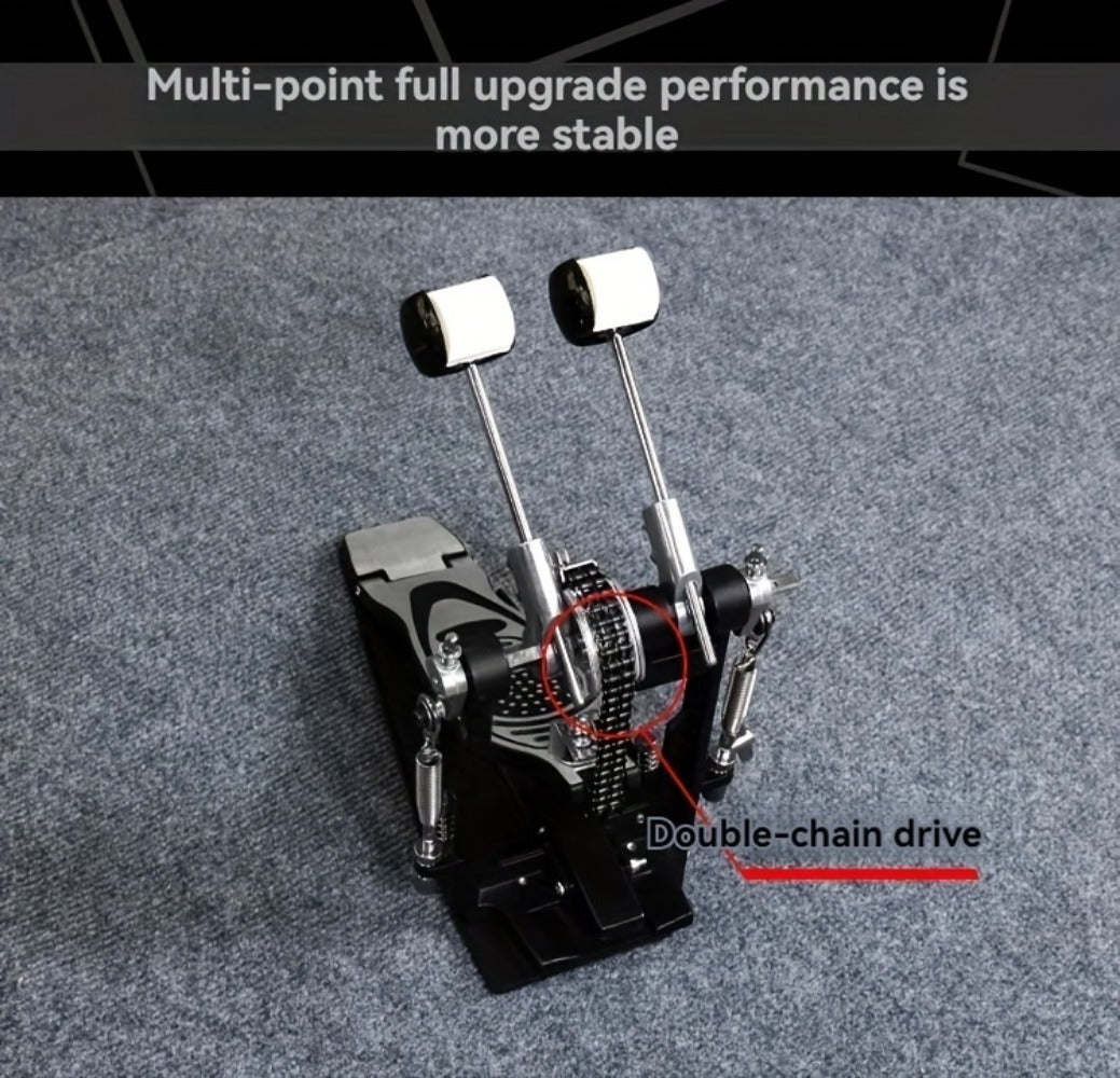 Bass Drum Pedal, Double, Pedals, Chain for Operating A Kick Drum Or Percussion detail image - detail view 11