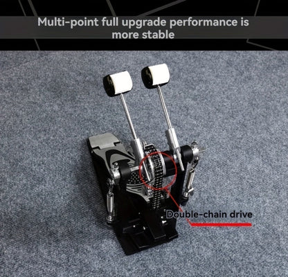 Bass Drum Pedal, Double, Pedals, Chain for Operating A Kick Drum Or Percussion detail image - detail view 11