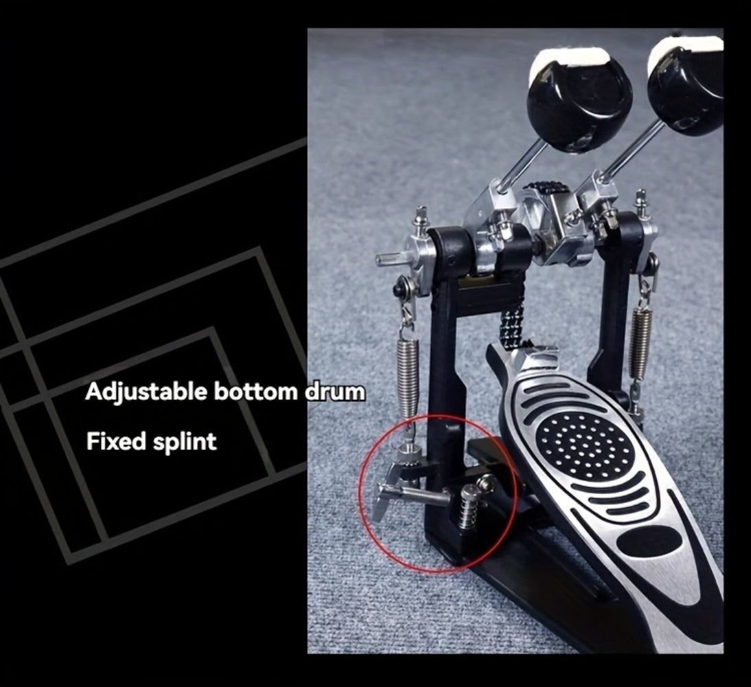 Bass Drum Pedal, Double, Pedals, Chain for Operating A Kick Drum Or Percussion detail image - detail view 7