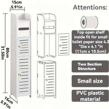 Bathroom Storage Cabinet, Multi-Purpose Organizer Cabinet for Organized Everyday Storage detail image - detail view 3