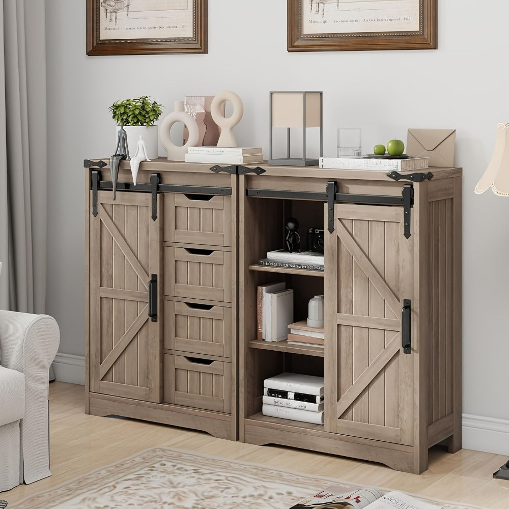 Bathroom Storage Cabinet with Sliding Doors and Adjustable Shelves detail image - detail view 21