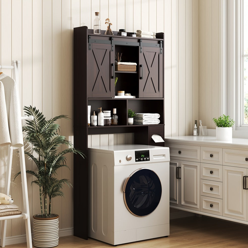 Bathroom Storage Cabinet with Sliding Doors for Organized Everyday Storage detail image - detail view 13