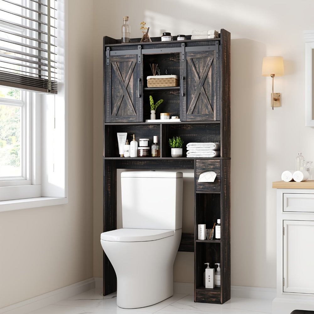 Bathroom Storage Cabinet with Sliding Doors for Organized Everyday Storage detail image - detail view 5