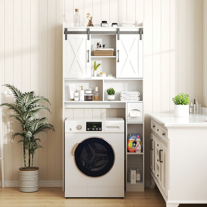 Bathroom Storage Cabinet with Sliding Doors for Organized Everyday Storage detail image - detail view 9